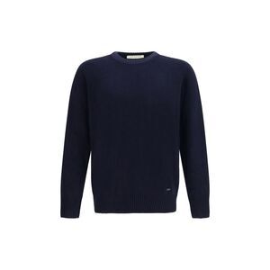 Brooksfield Blue Wool Oves Aries Men's Sweatshirt